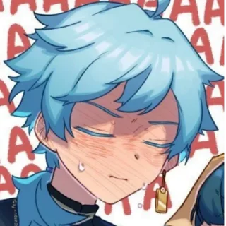 💙 emoji Chongyun by Deco @U_HotoAi_w_Deco_U Telegram sticker 20 of 24