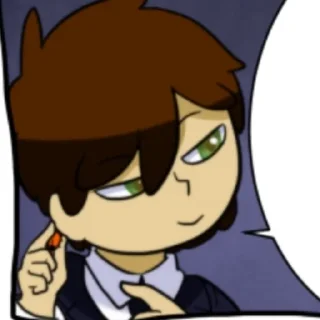 😏 emoji Bennet Issac nya (@unemwe) Telegram sticker 10 of 72