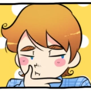 🤔 emoji Gregory Thimblethumb nya (@unemwe) Telegram sticker 6 of 120