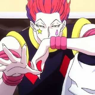 🌟 emoji 🃎˚∘⃞┆ Hisoka ♢ @KesitoMania Telegram sticker 22 of 120