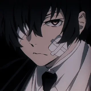 🌟 emoji જ⁀➴ Osamu Dazai ◈ @KesitoMania Telegram sticker 16 of 120