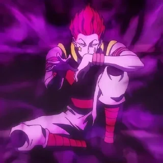 🌟 emoji 🃎˚∘⃞┆ Hisoka ♢ @KesitoMania Telegram sticker 23 of 120
