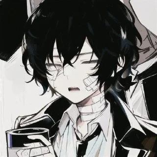 🌟 emoji જ⁀➴ Osamu Dazai ◈ @KesitoMania Telegram sticker 9 of 120