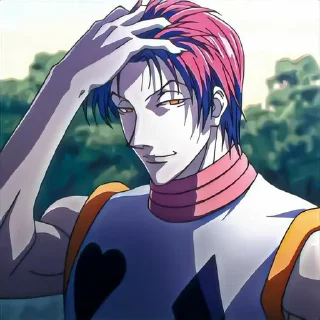🌟 emoji 🃎˚∘⃞┆ Hisoka ♢ @KesitoMania Telegram sticker 6 of 120