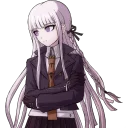 🙄 emoji Kyoko Kirigiri Telegram sticker 8 of 13