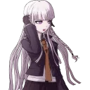 😟 emoji Kyoko Kirigiri Telegram sticker 6 of 13
