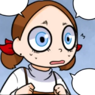 😟 emoji Tamara Williams nya (@unemwe) Telegram sticker 5 of 46