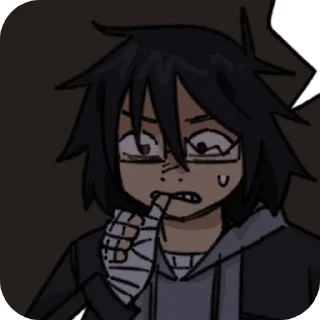 😨 emoji Shiro sfa | @pwyo0 Telegram sticker 22 of 70