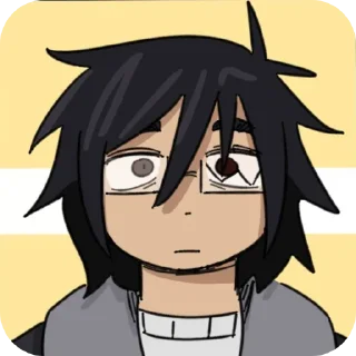 😨 emoji Shiro sfa | @pwyo0 Telegram sticker 6 of 70