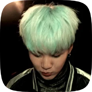 🌟 emoji SUGA Mint @aboutsk Telegram sticker 6 of 50