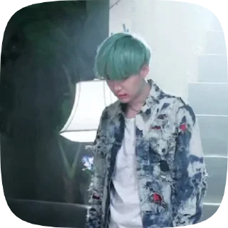 🌟 emoji SUGA Mint @aboutsk Telegram sticker 9 of 50