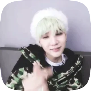 🌟 emoji SUGA Mint @aboutsk Telegram sticker 16 of 50