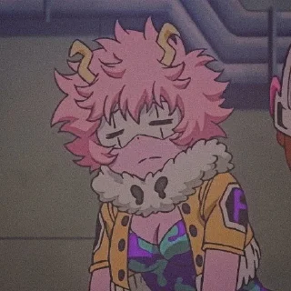 😞 emoji Мина Ашидо Telegram sticker 8 of 39