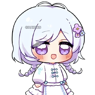 🙂 emoji Random Chibi 4 (@TodorokiShouto) Telegram sticker 6 of 120