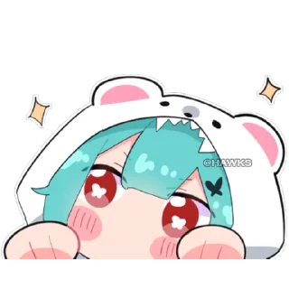 ✨ emoji Random Chibi 4 (@TodorokiShouto) Telegram sticker 5 of 120