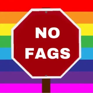 🌈 emoji Faggot Hate (@CalsiBot) Telegram sticker 21 of 38