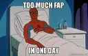 😞 emoji SPIDERMAN THE FAGGOT Telegram sticker 24 of 50