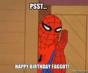 😊 emoji SPIDERMAN THE FAGGOT Telegram sticker 22 of 50