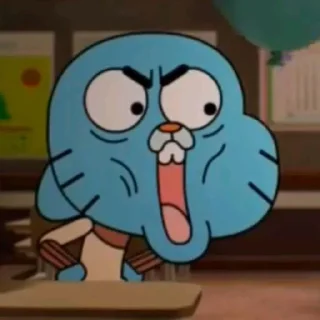 😦 emoji Gumball Telegram sticker 11 of 120