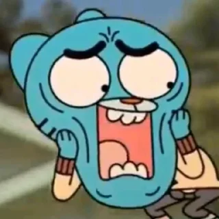 😱 emoji Gumball Telegram sticker 9 of 120