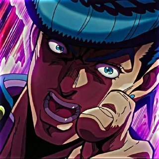 😡 emoji Джоджо Telegram sticker 23 of 65