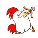 😍 emoji Chicken Telegram sticker 11 of 23