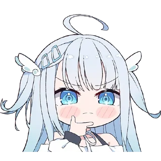 🤔 emoji Random Chibi (@TodorokiShouto) Telegram sticker 13 of 120