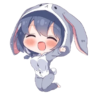 🐰 emoji Random Chibi (@TodorokiShouto) Telegram sticker 18 of 120