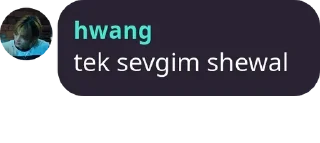 Sticker from hwang
