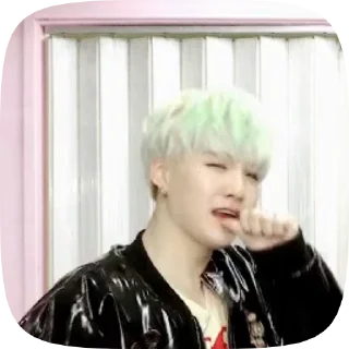 🌟 emoji SUGA Mint @aboutsk Telegram sticker 17 of 50