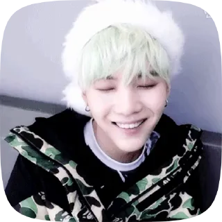 🌟 emoji SUGA Mint @aboutsk Telegram sticker 20 of 50