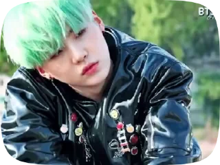 🌟 emoji SUGA Mint @aboutsk Telegram sticker 5 of 50