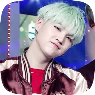 🌟 emoji SUGA Mint @aboutsk Telegram sticker 12 of 50
