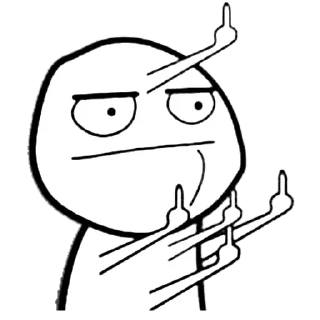 🖕 emoji V 4 | @BriefBoy | @Sulfux Telegram sticker 6 of 119
