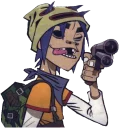 🤪 emoji Gorillaz Telegram sticker 11 of 33