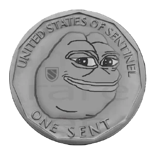 Sticker from $SENT Memegod