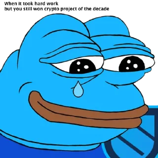 😪 emoji $SENT Memegod Telegram sticker 11 of 118