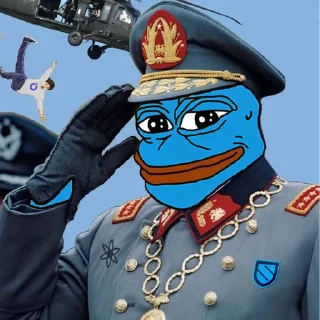 Sticker from $SENT Memegod