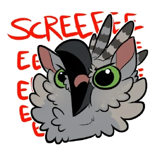 😱 emoji Sir Squawk's Stickers Telegram sticker 17 of 55