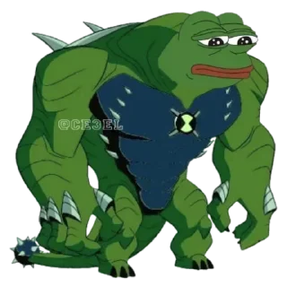 📎 emoji @StarPlatinumXP Vol 15 pepe 4 Telegram sticker 11 of 120