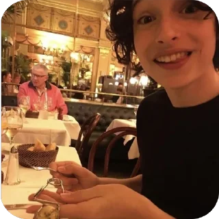 🫥 emoji Finn Wolfhard🫦 Telegram sticker 13 of 58