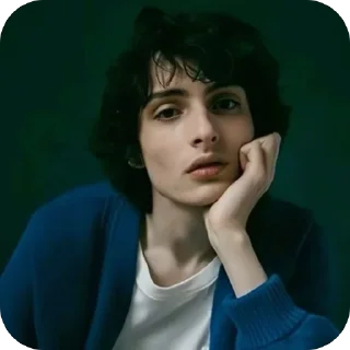 🫥 emoji Finn Wolfhard🫦 Telegram sticker 12 of 58