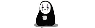 ♟ emoji Kaonashi ♟ @MYpl4ylist Telegram sticker 17 of 26