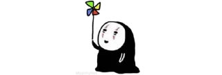 ♟ emoji Kaonashi ♟ @MYpl4ylist Telegram sticker 8 of 26