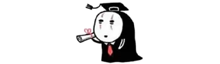 ♟ emoji Kaonashi ♟ @MYpl4ylist Telegram sticker 5 of 26