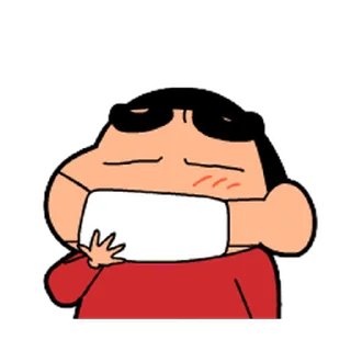 😠 emoji 蜡笔小新✈️飞机会员代开 @piya Telegram sticker 19 of 31