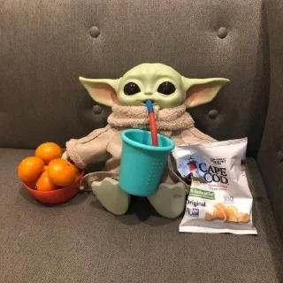 😋 emoji Baby Yoda Telegram sticker 5 of 27