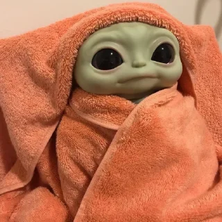😊 emoji Baby Yoda Telegram sticker 7 of 27