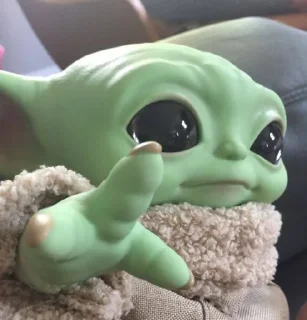 🥺 emoji Baby Yoda Telegram sticker 16 of 27