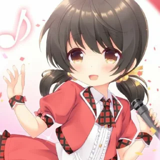 🎤 emoji kaai yuki! Telegram sticker 7 of 13